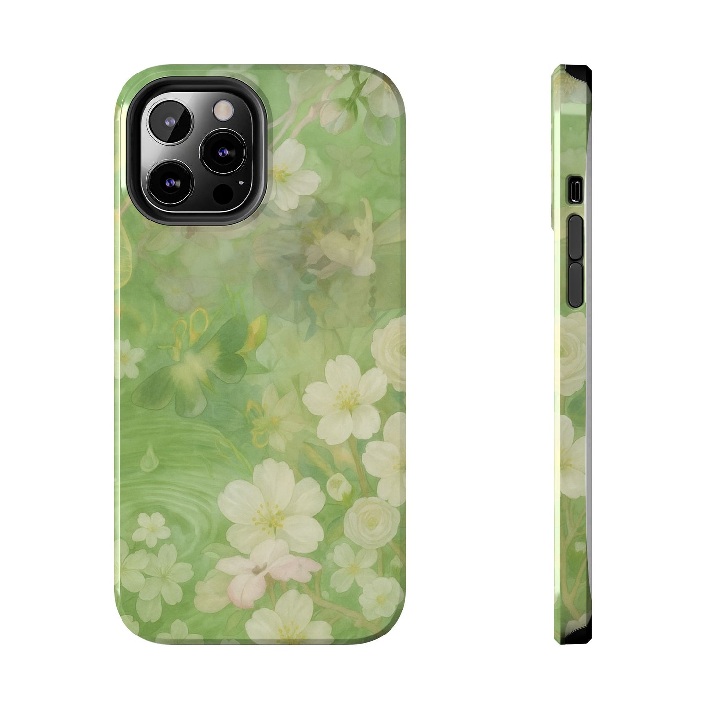 Sage Blossom - Protective Phone Case