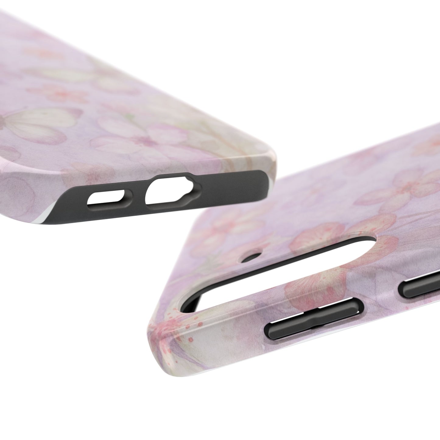 Lilac Butterfly - Protective Phone Case