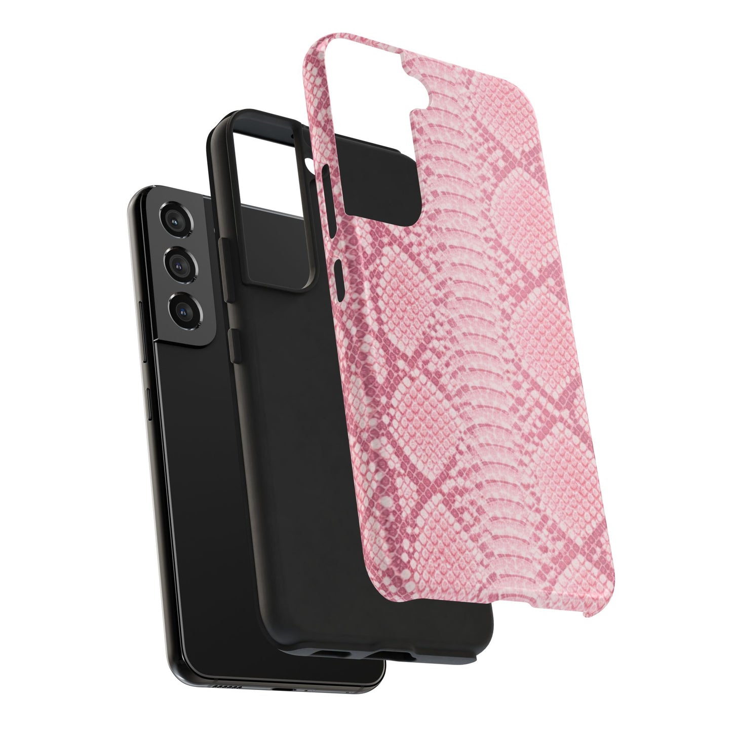 Pink Snake Skin - Protective Phone Case