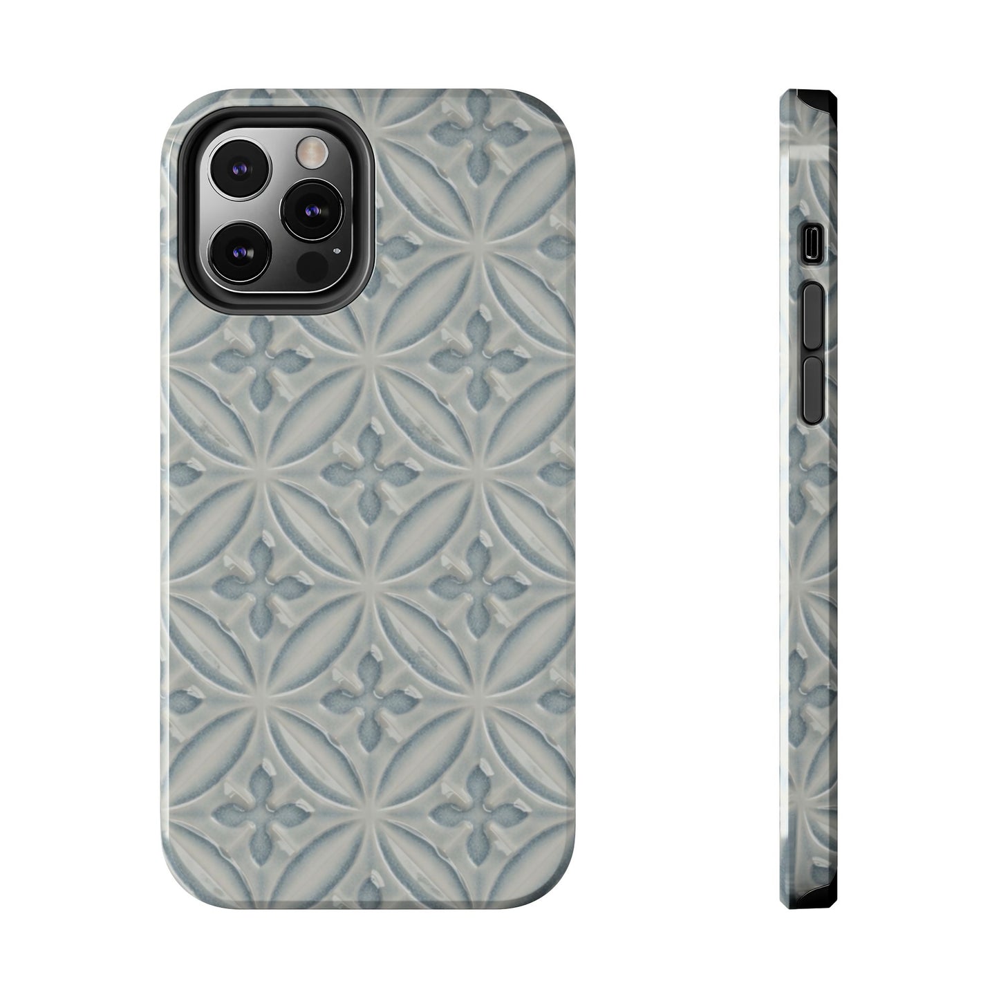 Vintage Blue Tile - Protective Phone Case