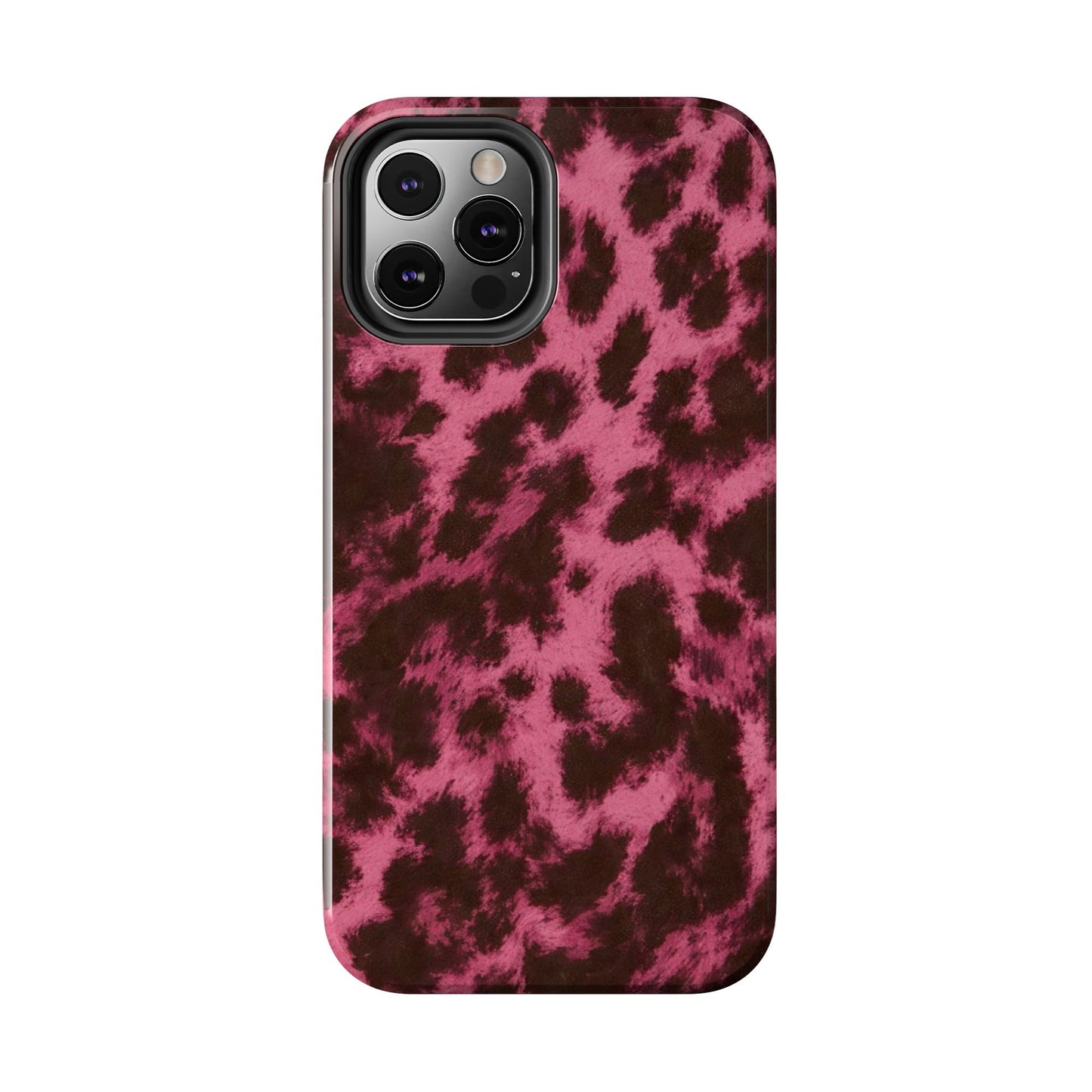 Pink Leopard Print - Protective Phone Case