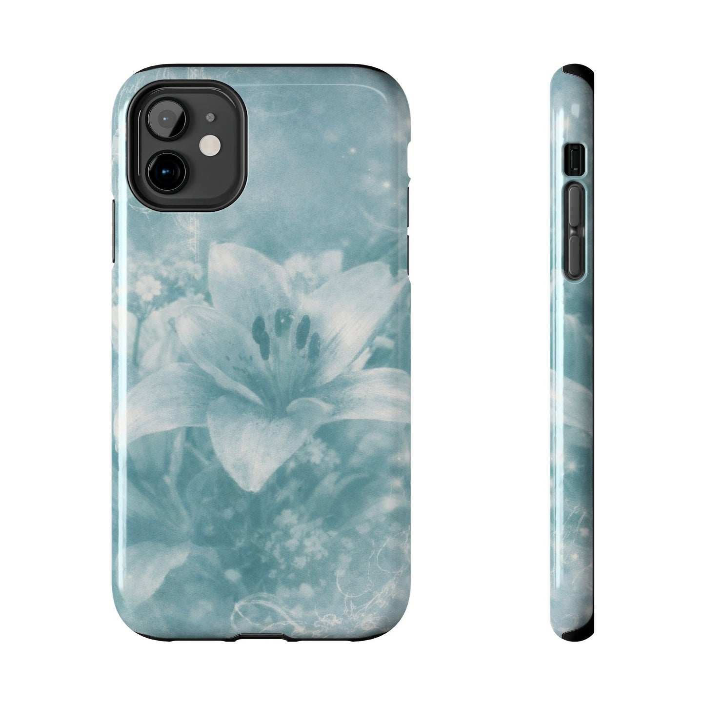 Teal Lily - Protective Phone Case