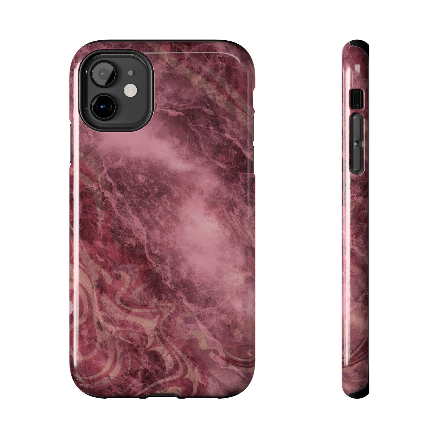 Marble Magenta - Protective Phone Case