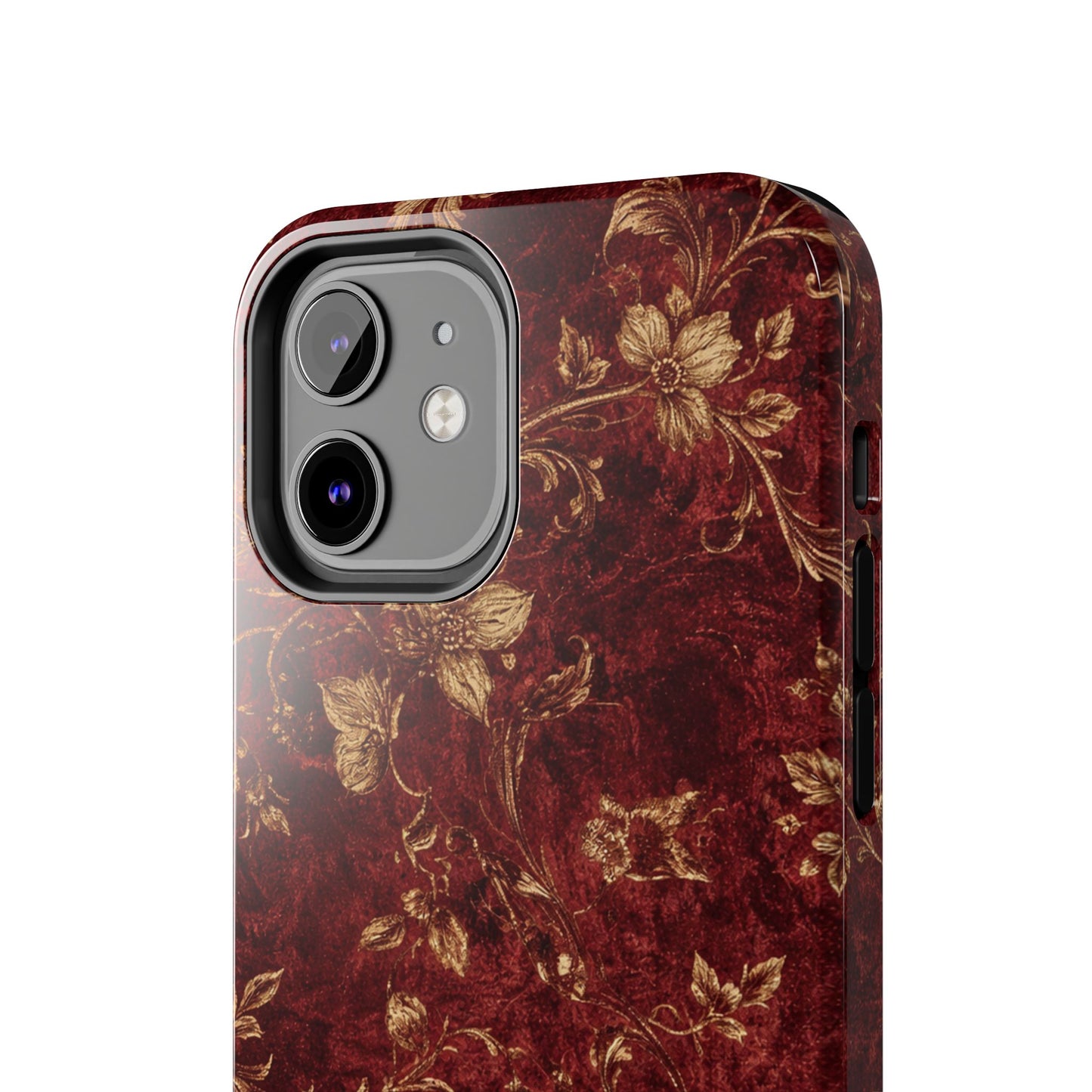 Floral Burgundy - Protective Phone Case