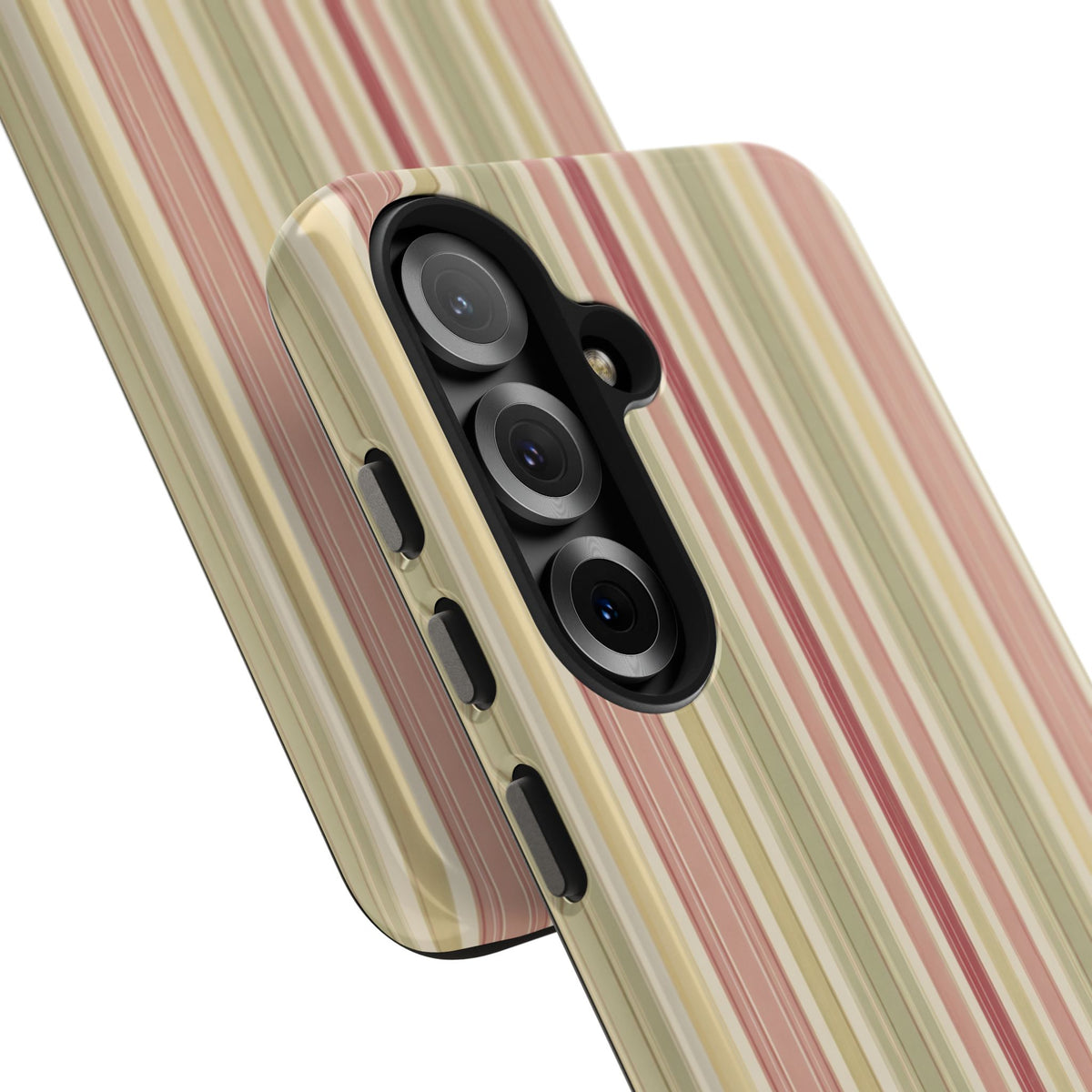 Rosewood Stripe - Protective Phone Case