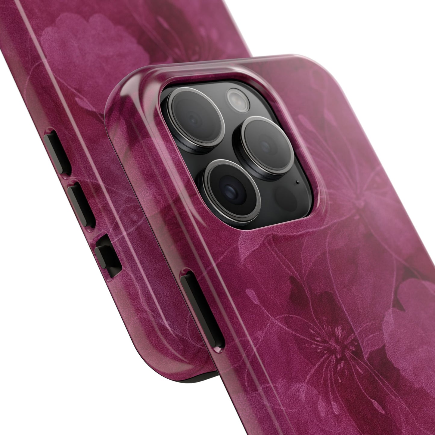 Magenta Petals - Protective Phone Case