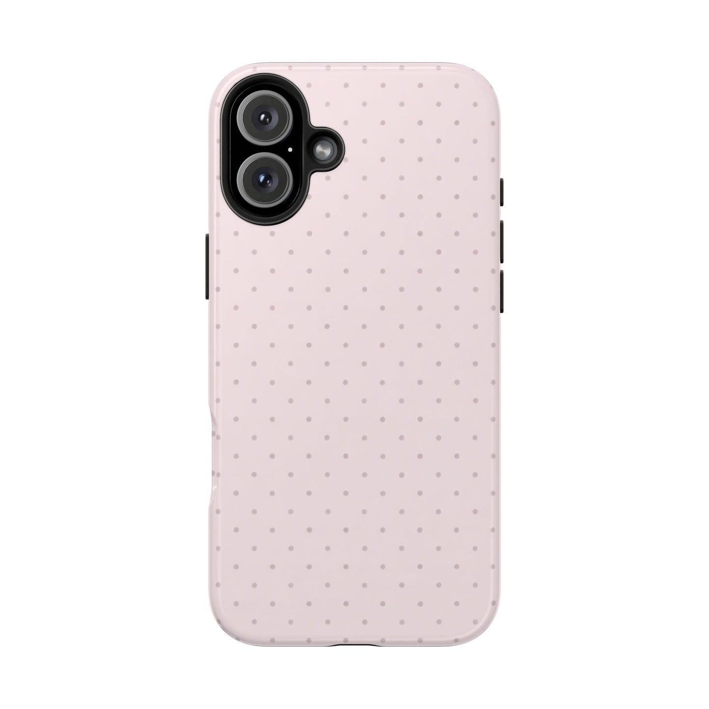 Blush Pink Polka Dot - Protective Phone Case