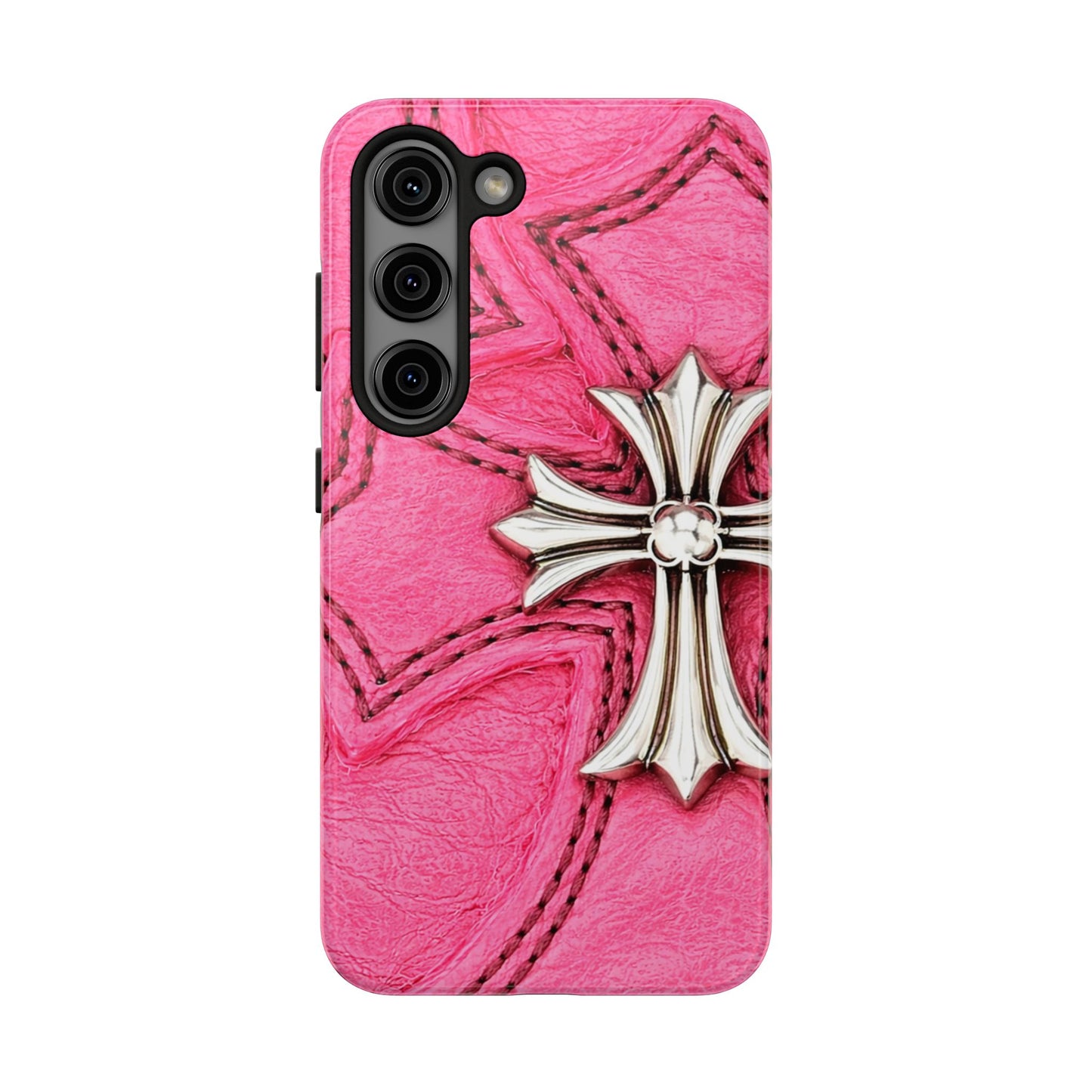 Pink Cross - Protective Phone Case