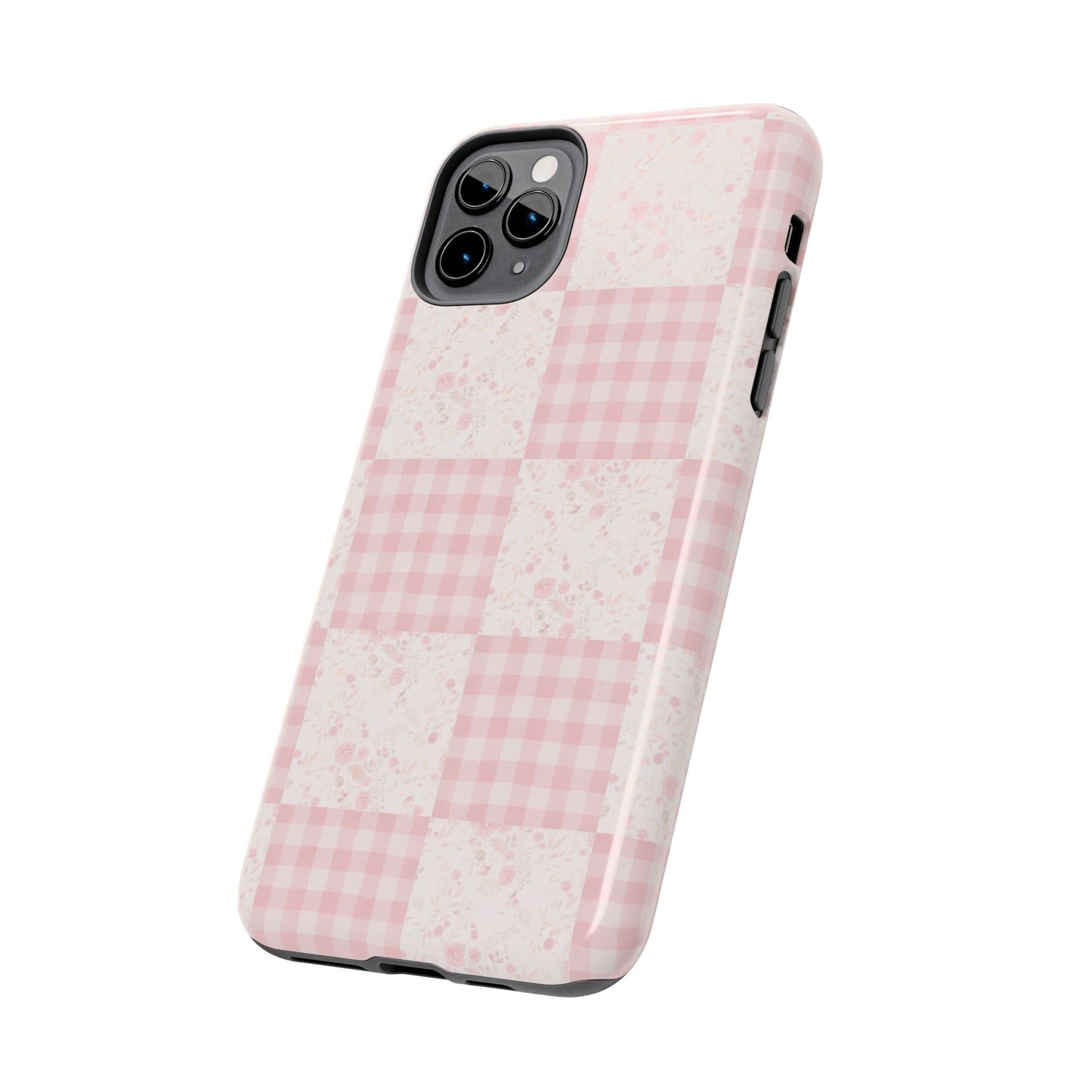 Baby Pink Quilt - Protective Phone Case