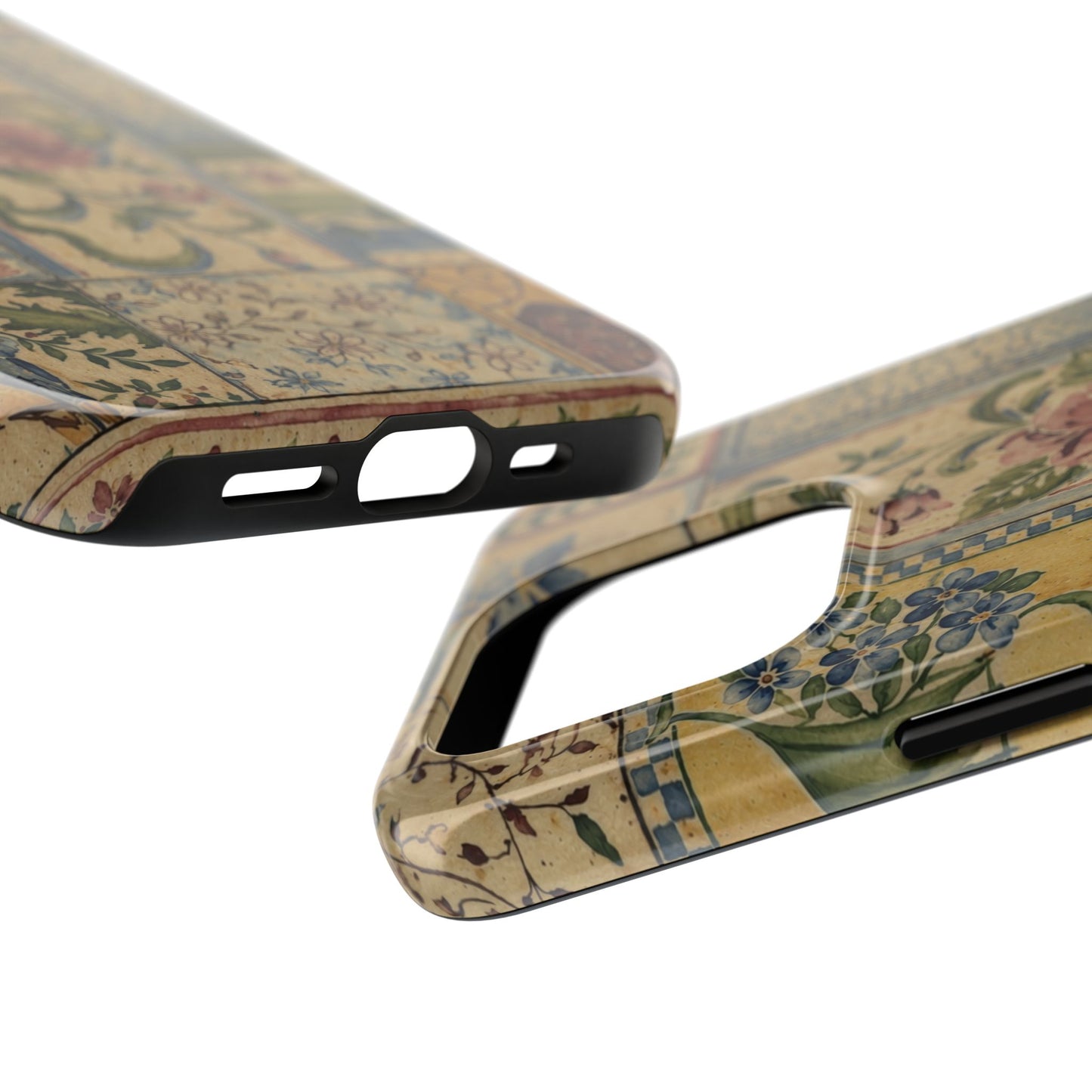 Vintage Floral Patchwork - Protective Phone Case