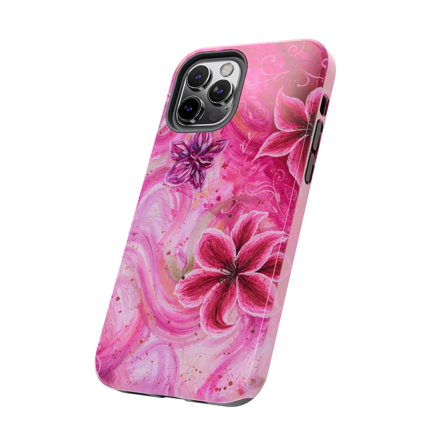 Watercolor Hibiscus - Protective Phone Case