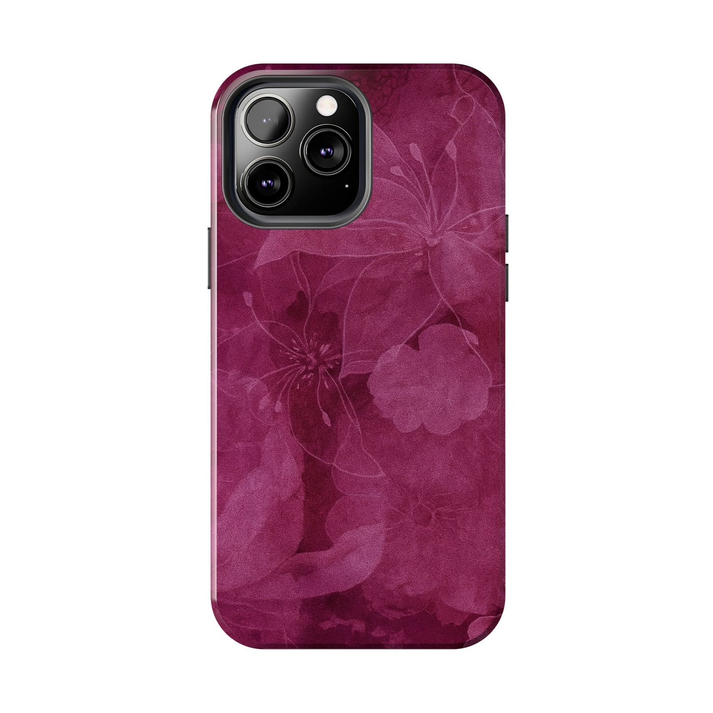 Magenta Petals - Protective Phone Case