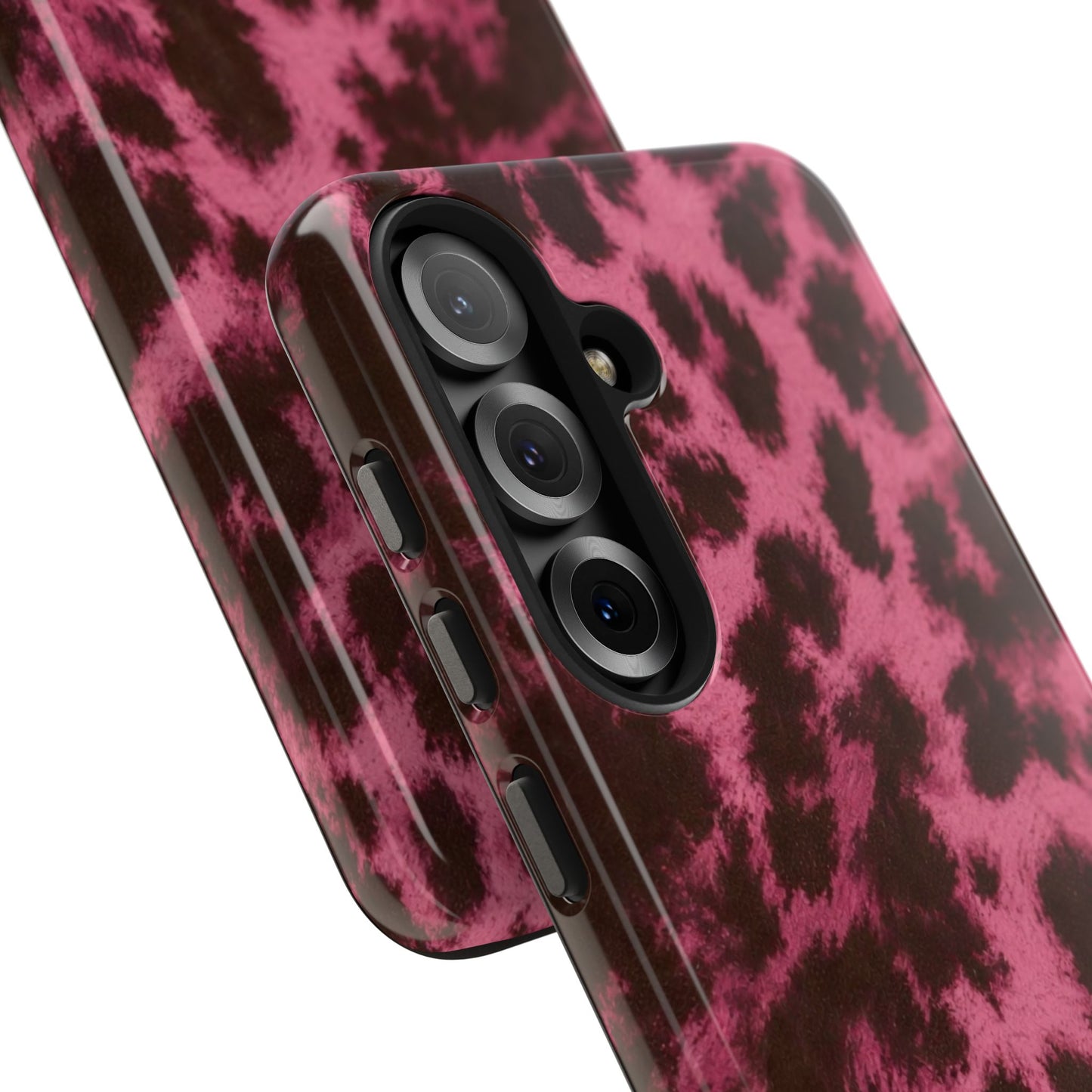 Pink Leopard Print - Protective Phone Case