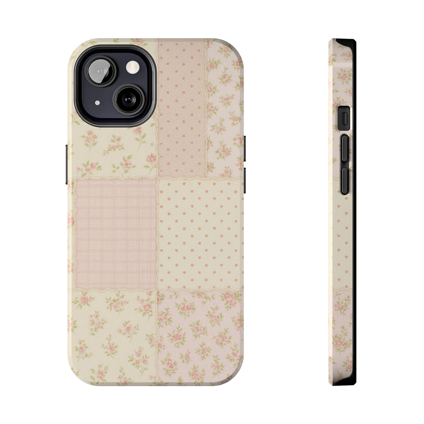 Floral Patchwork Quilt - Protective Phone Case
