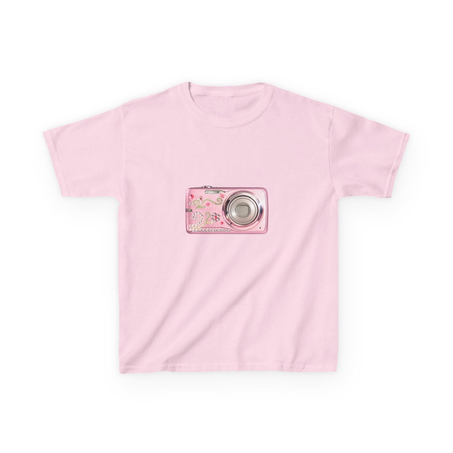 Pink Vintage Camera - Baby Tee
