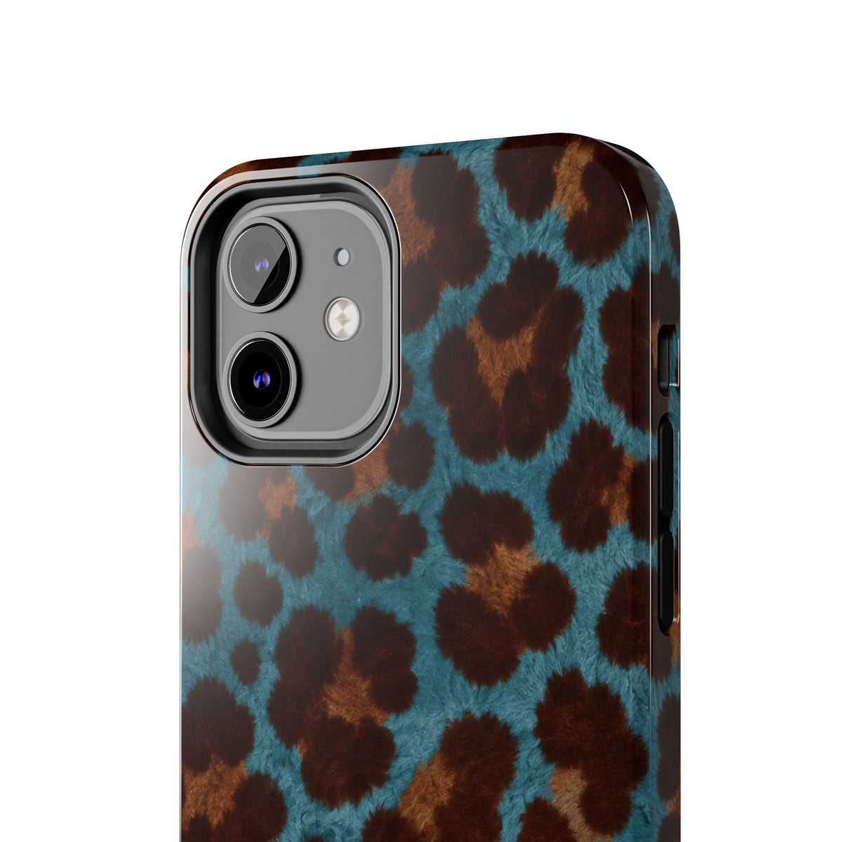 Teal Leopard - Protective Phone Case