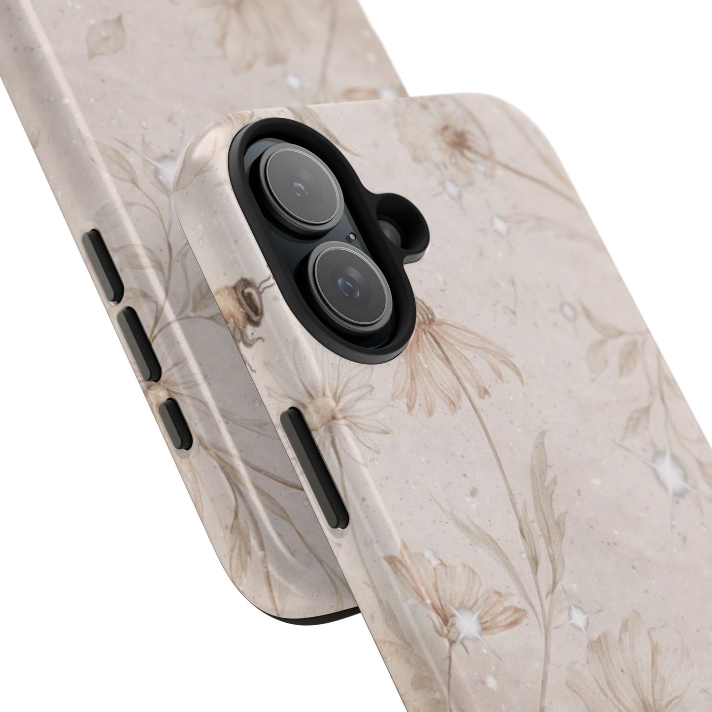 Beige Bloom - Protective Phone Case