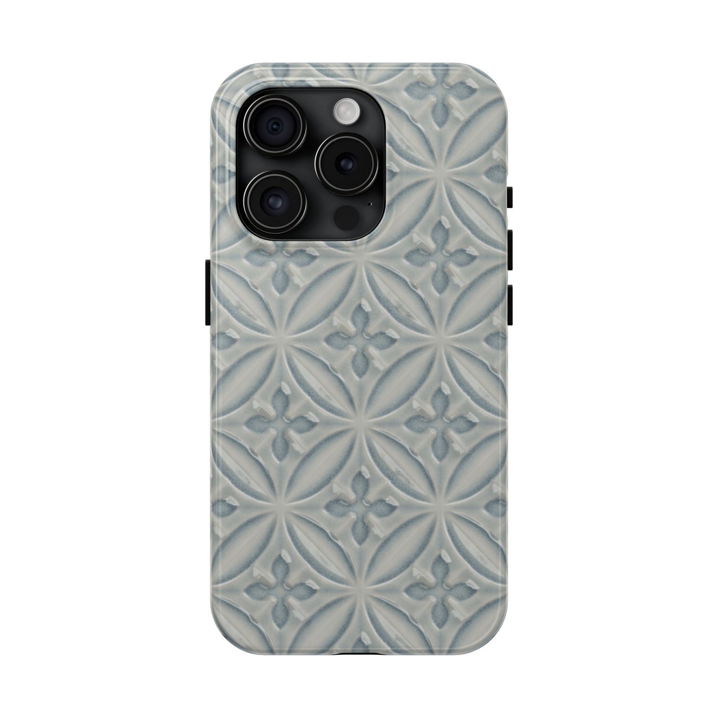 Vintage Blue Tile - Protective Phone Case