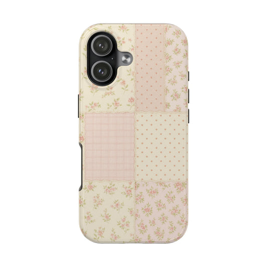 Floral Patchwork Quilt - Protective Phone Case