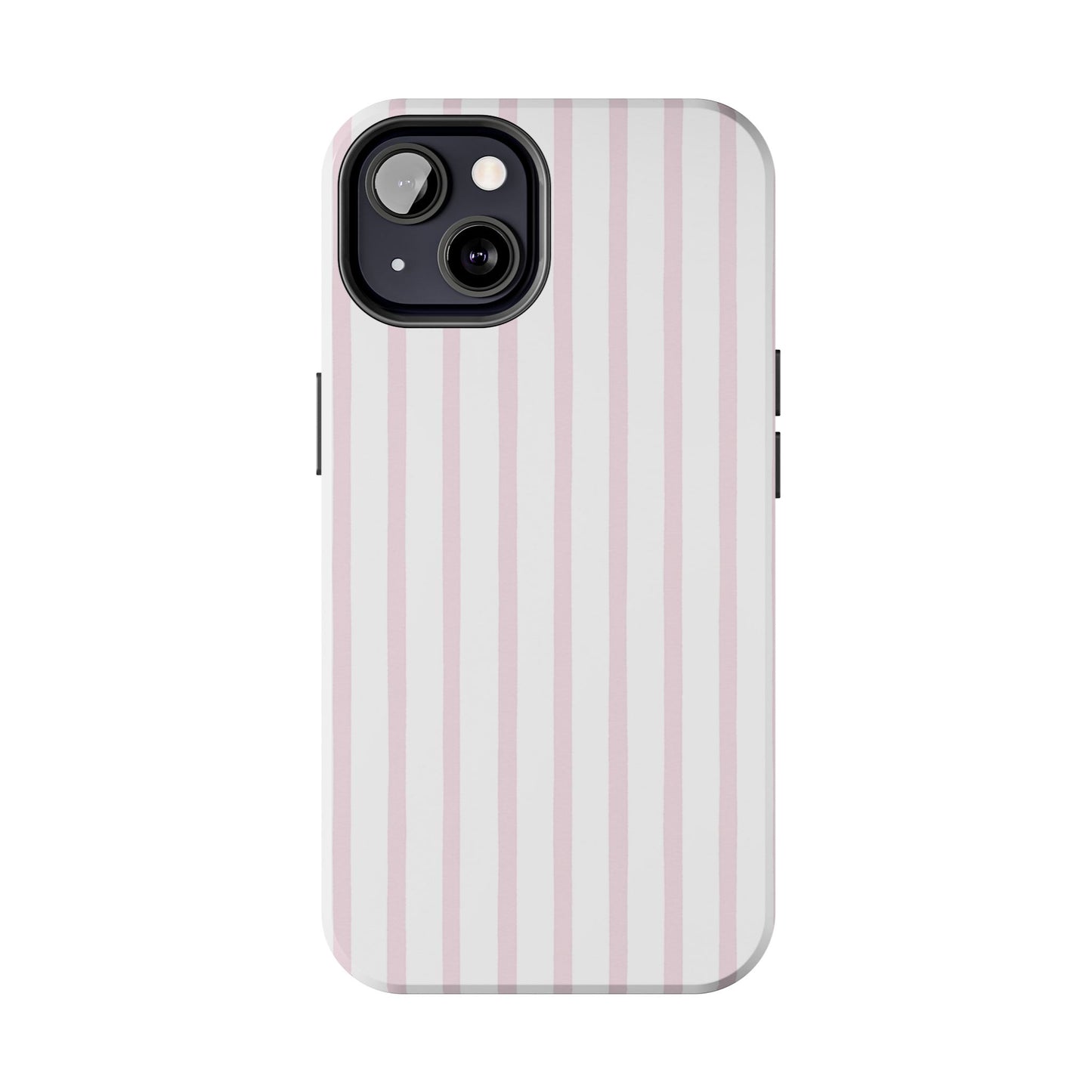 Pink Vertical Stripes - Protective Phone Case