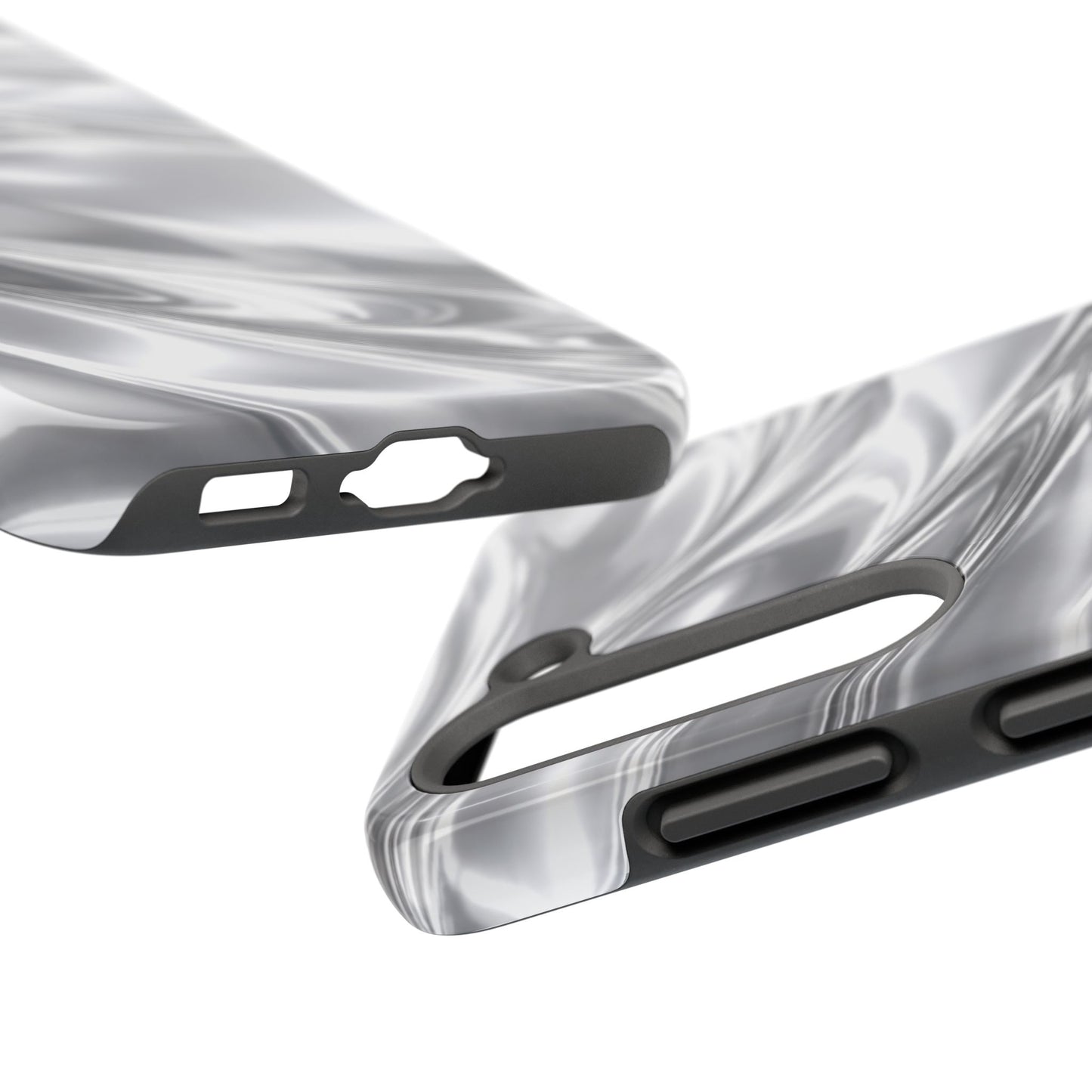Silver Metallic - Protective Phone Case