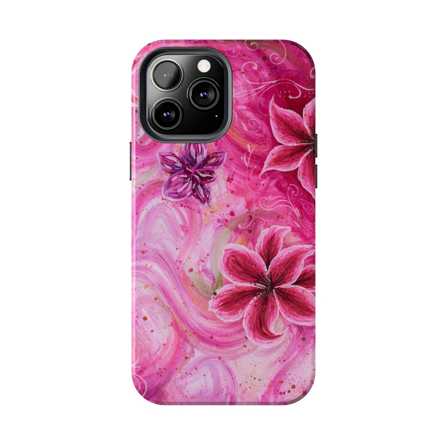 Watercolor Hibiscus - Protective Phone Case
