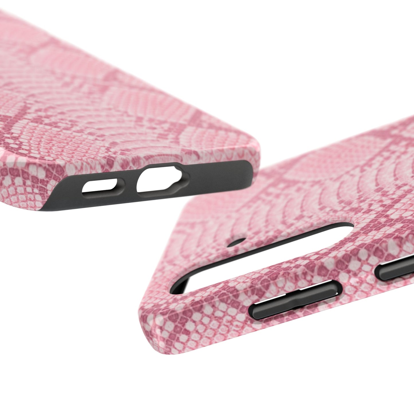 Pink Snake Skin - Protective Phone Case