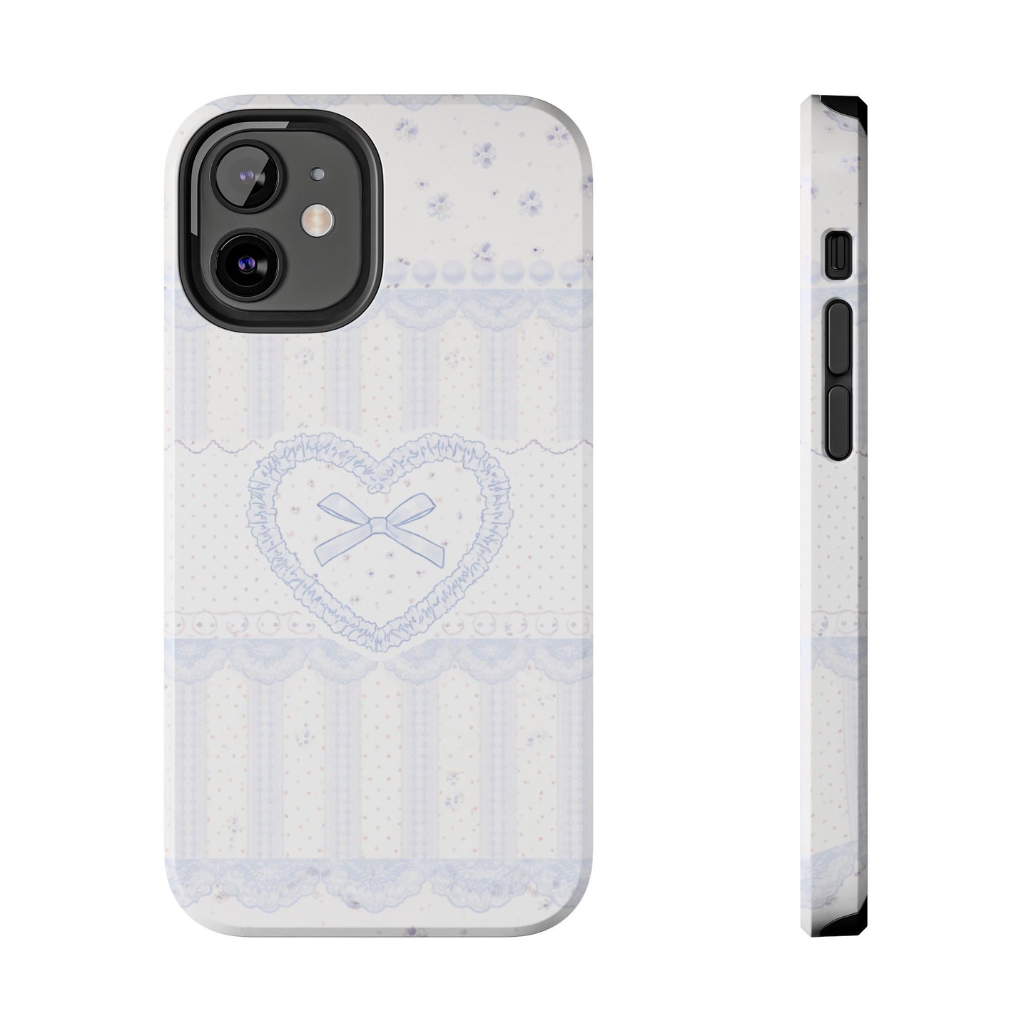 Coquette Blue Lace - Protective Phone Case