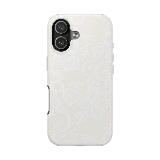 White Lace - Protective Phone Case