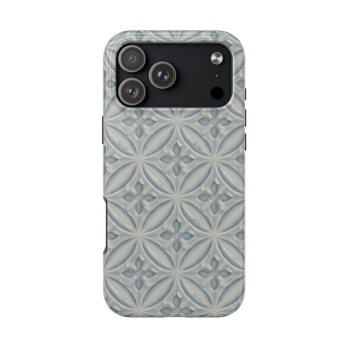 Vintage Blue Tile - Protective Phone Case