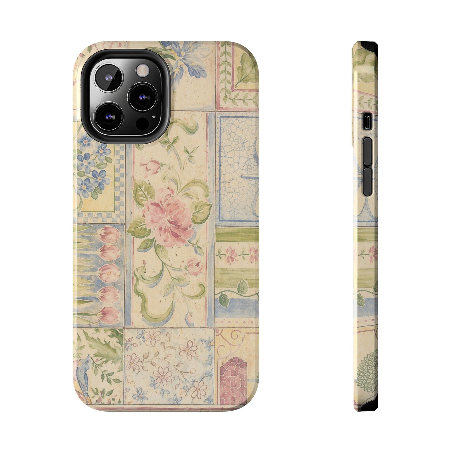 Floral Patchwork - Protective Phone Case