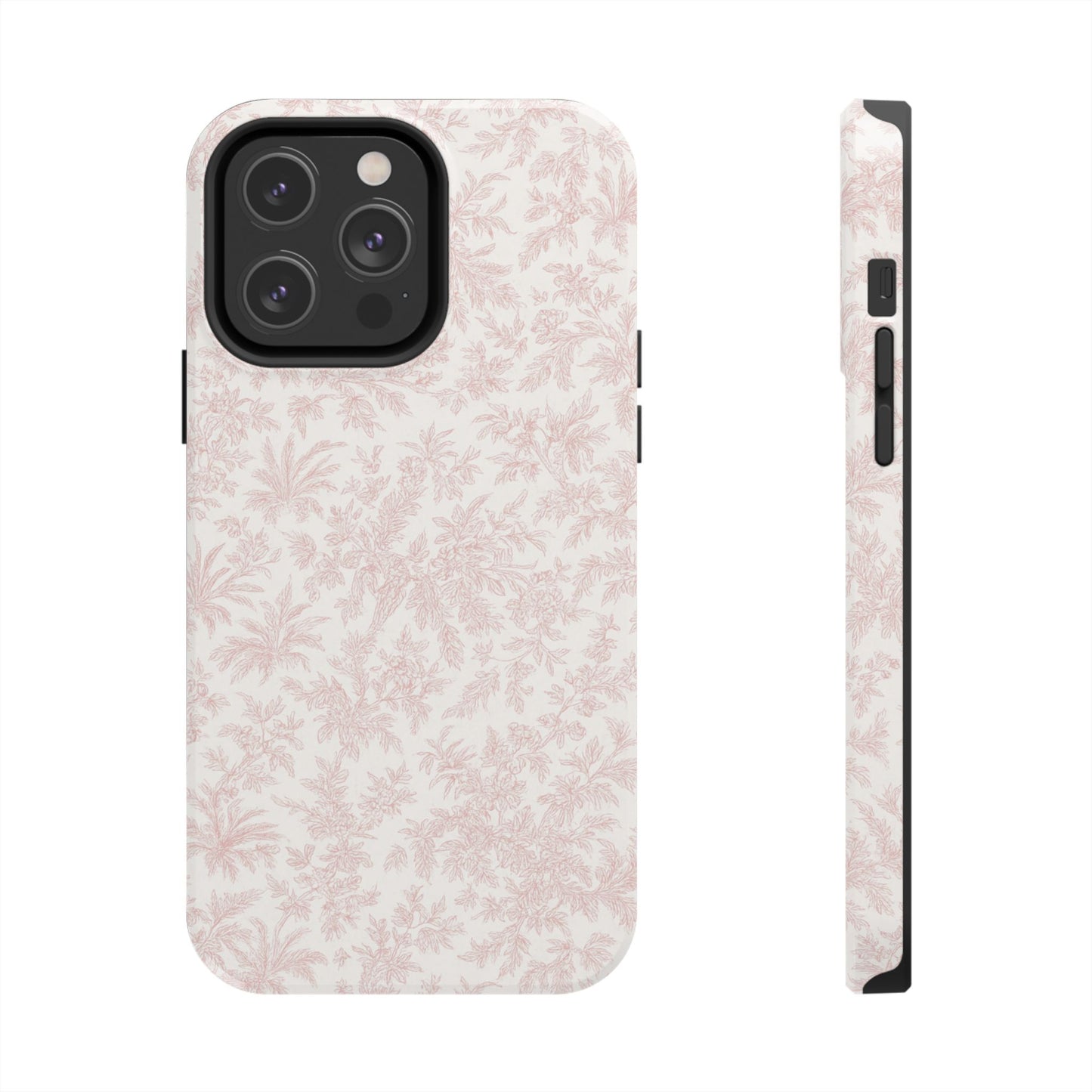 Blush Pink Floral - Protective Phone Case
