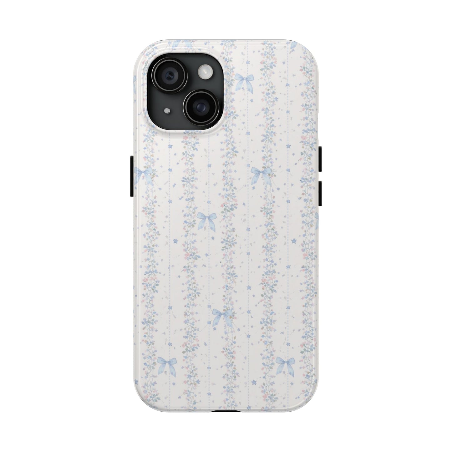 Bows and Stripes - Protective Phone Case