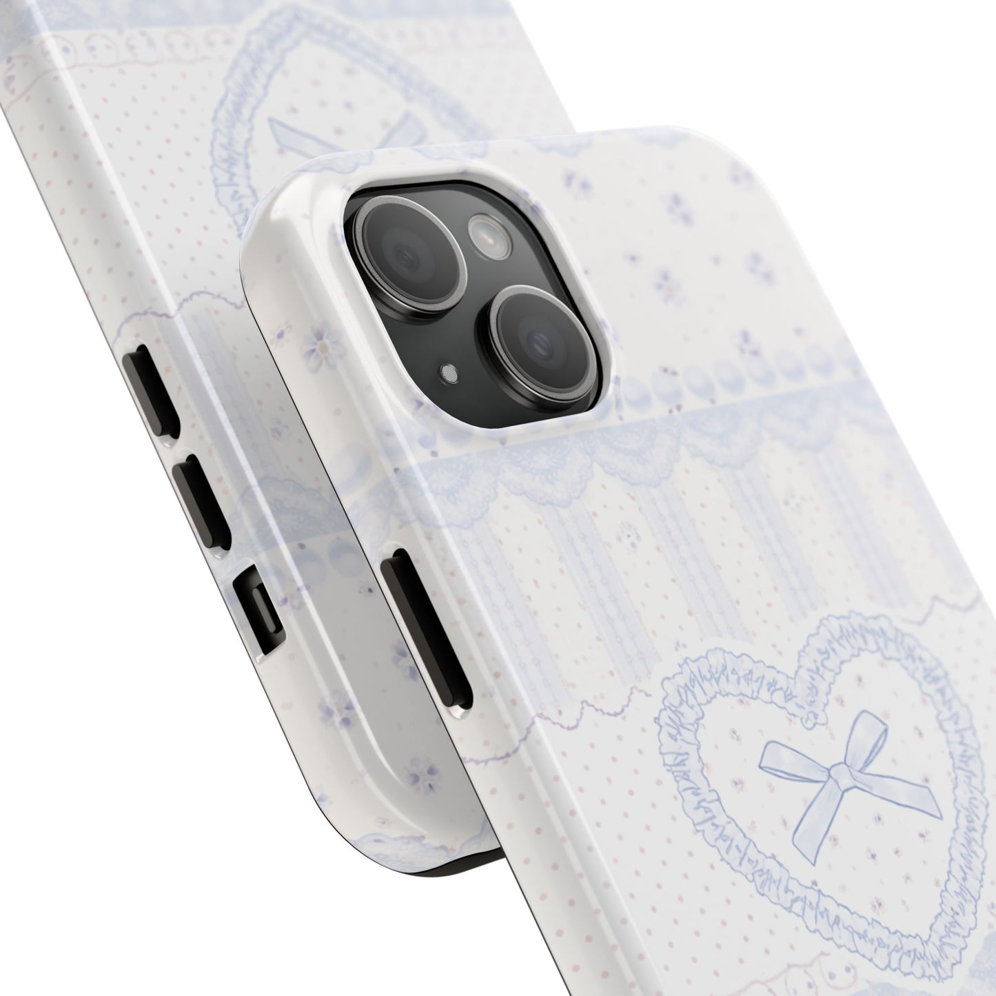 Coquette Blue Lace - Protective Phone Case