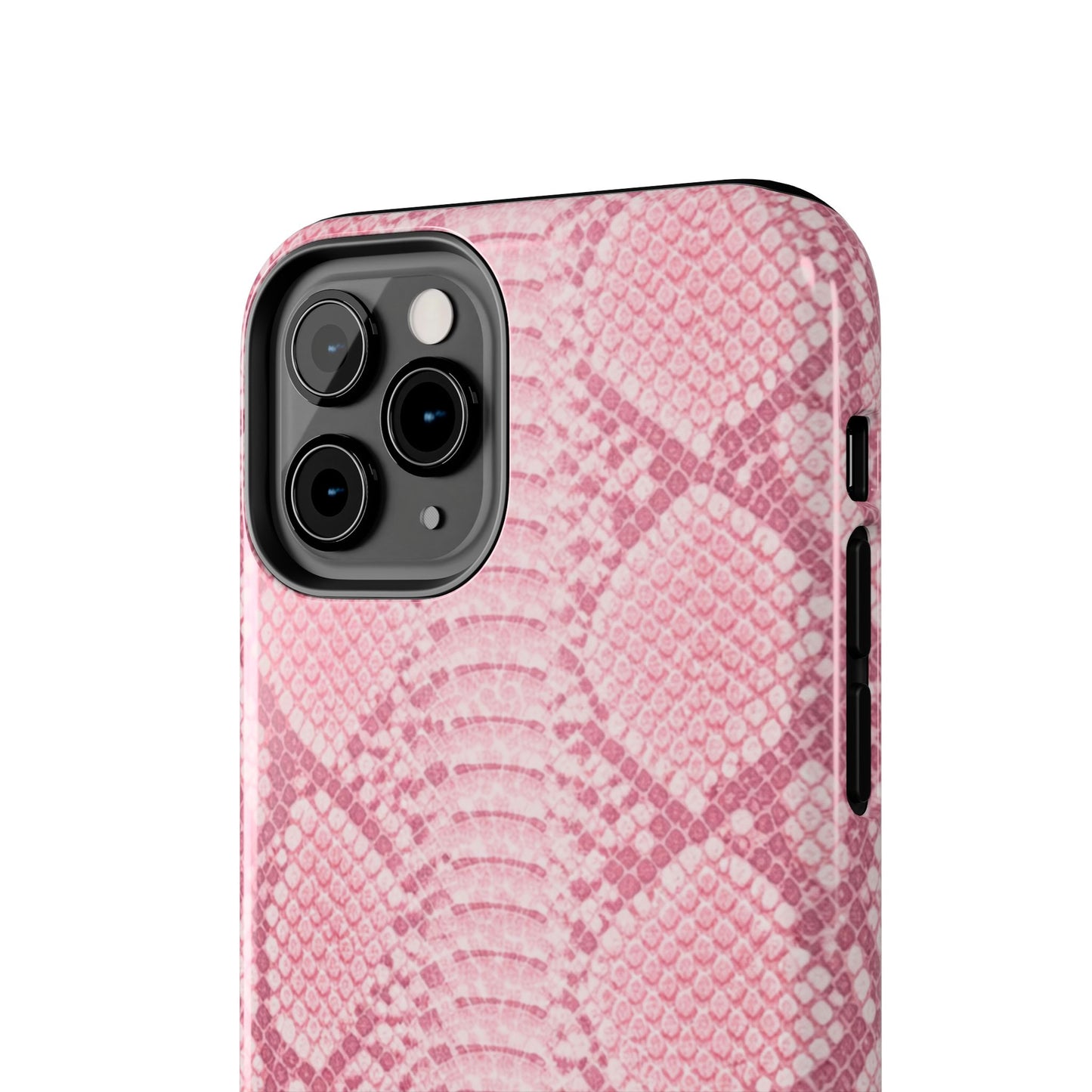 Pink Snake Skin - Protective Phone Case