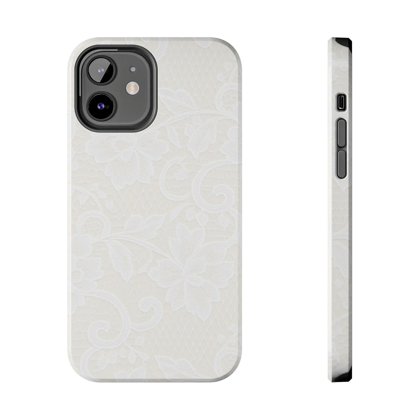 White Lace - Protective Phone Case