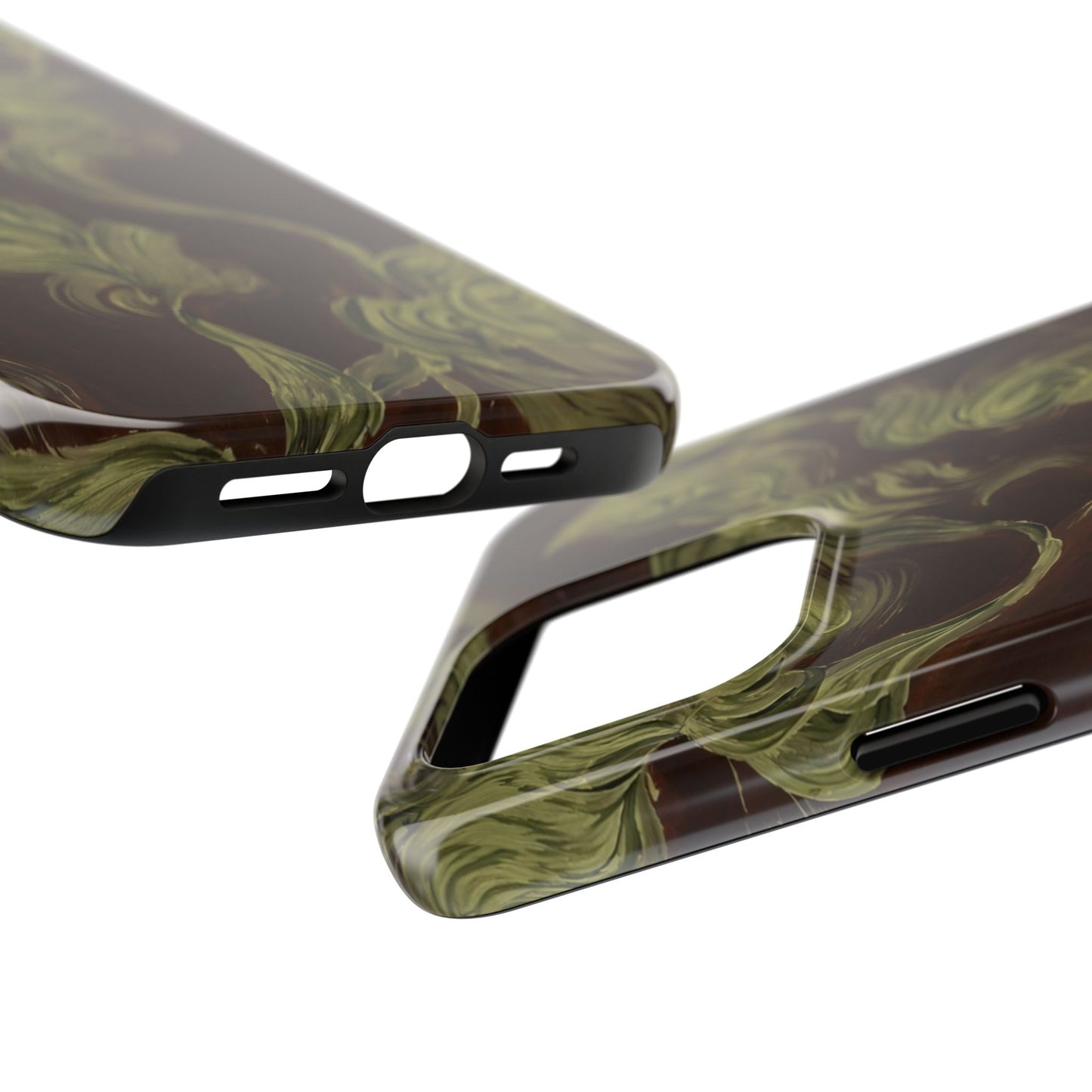 Magnolia Stained Glass - Protective Phone Case