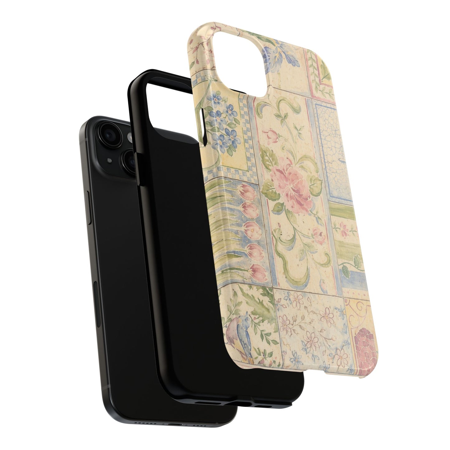 Floral Patchwork - Protective Phone Case