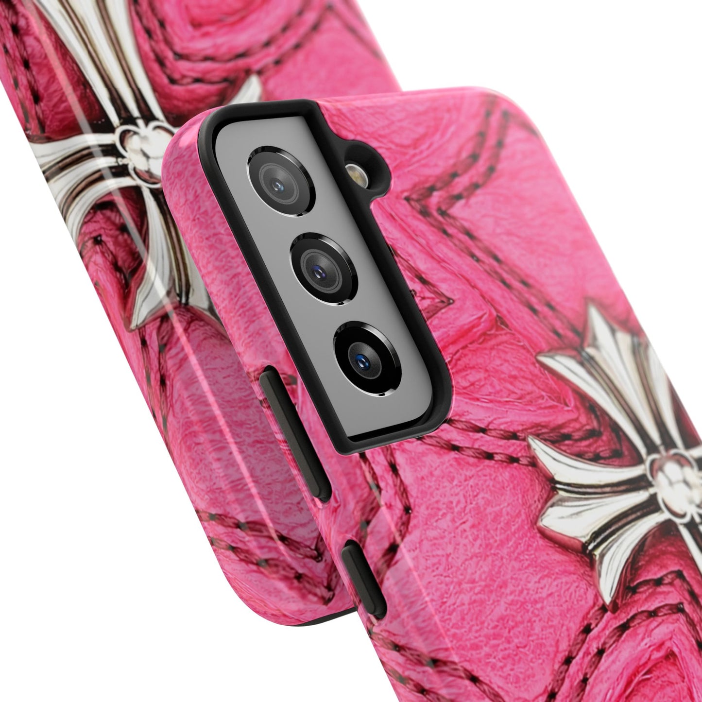 Pink Cross - Protective Phone Case