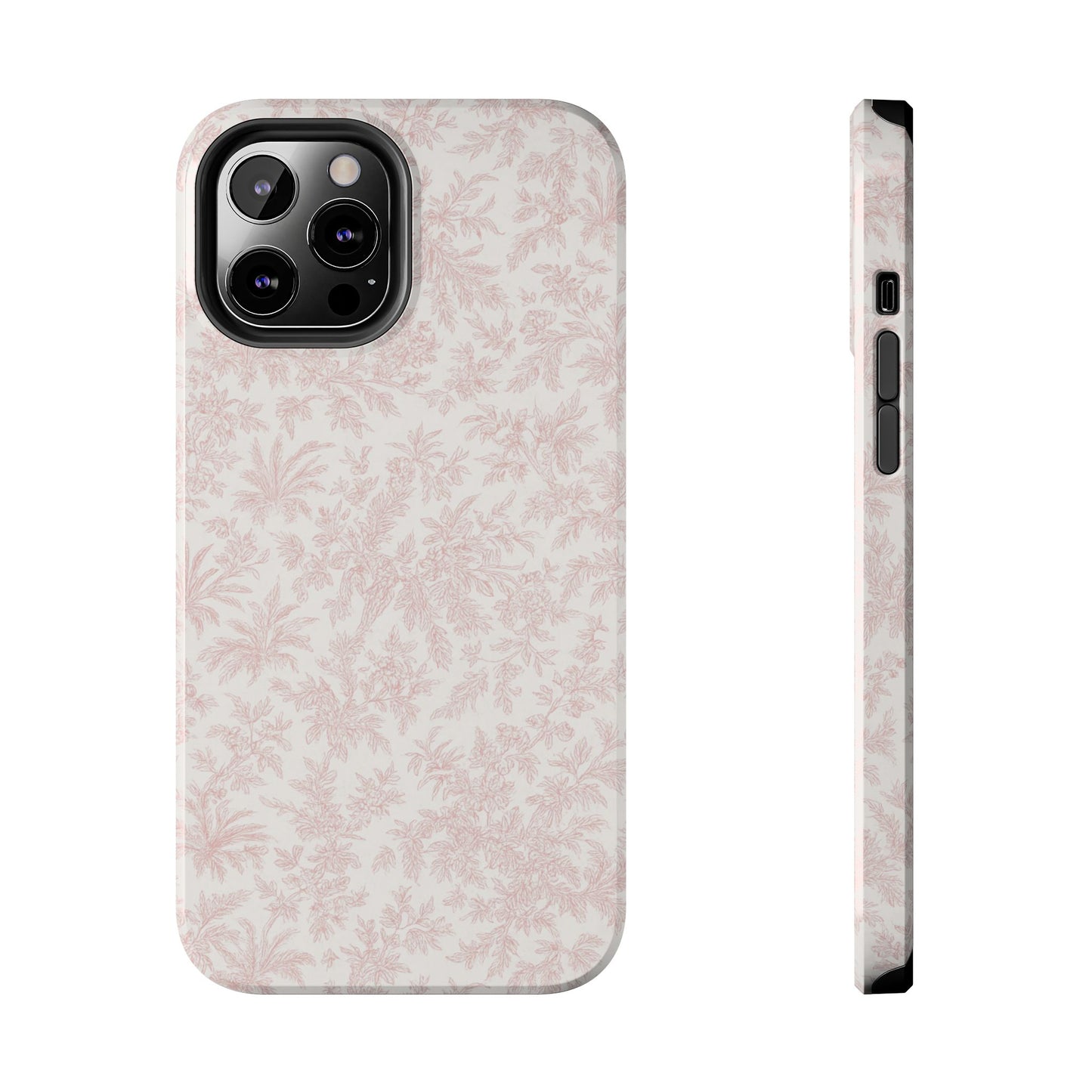 Blush Pink Floral - Protective Phone Case