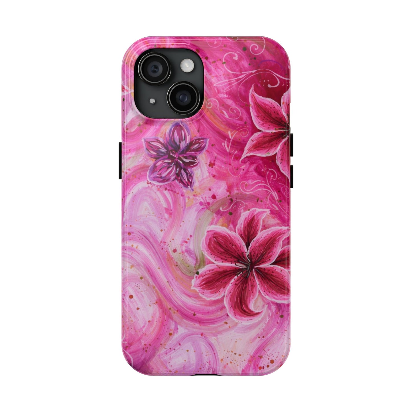 Watercolor Hibiscus - Protective Phone Case