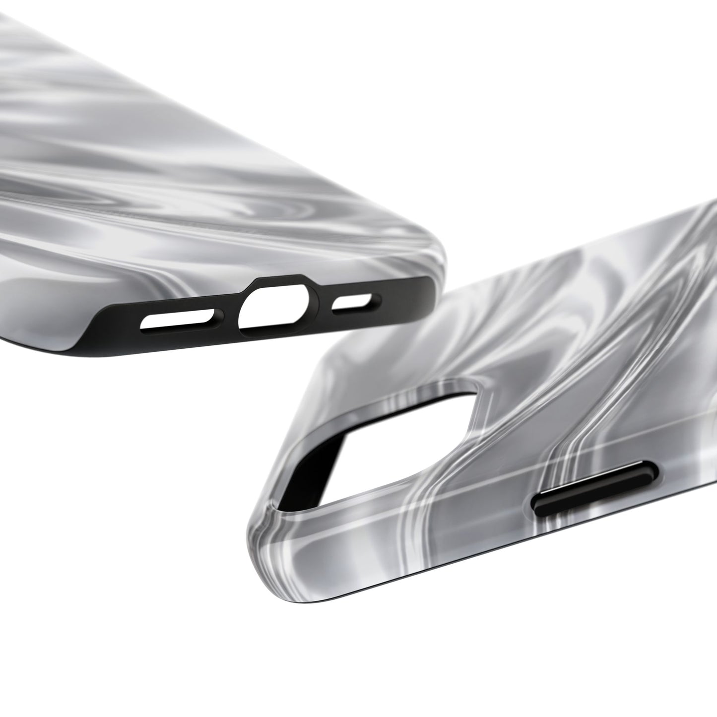 Silver Metallic - Protective Phone Case
