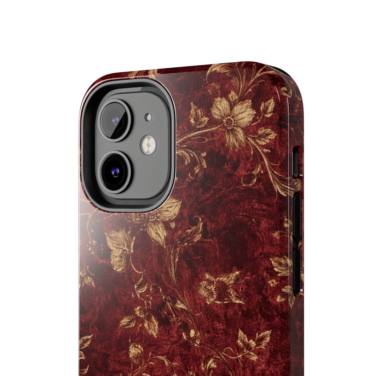 Floral Burgundy - Protective Phone Case