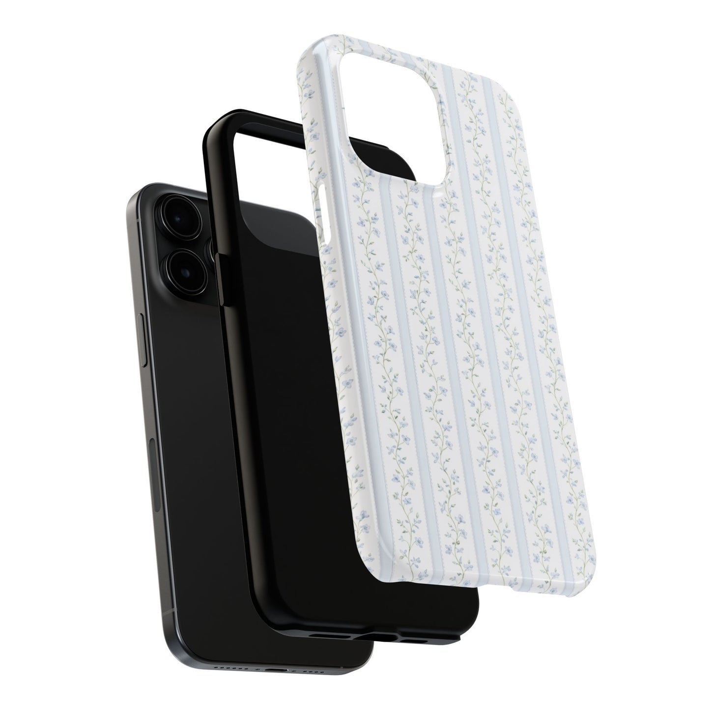 Vintage Blue Vine - Protective Phone Case