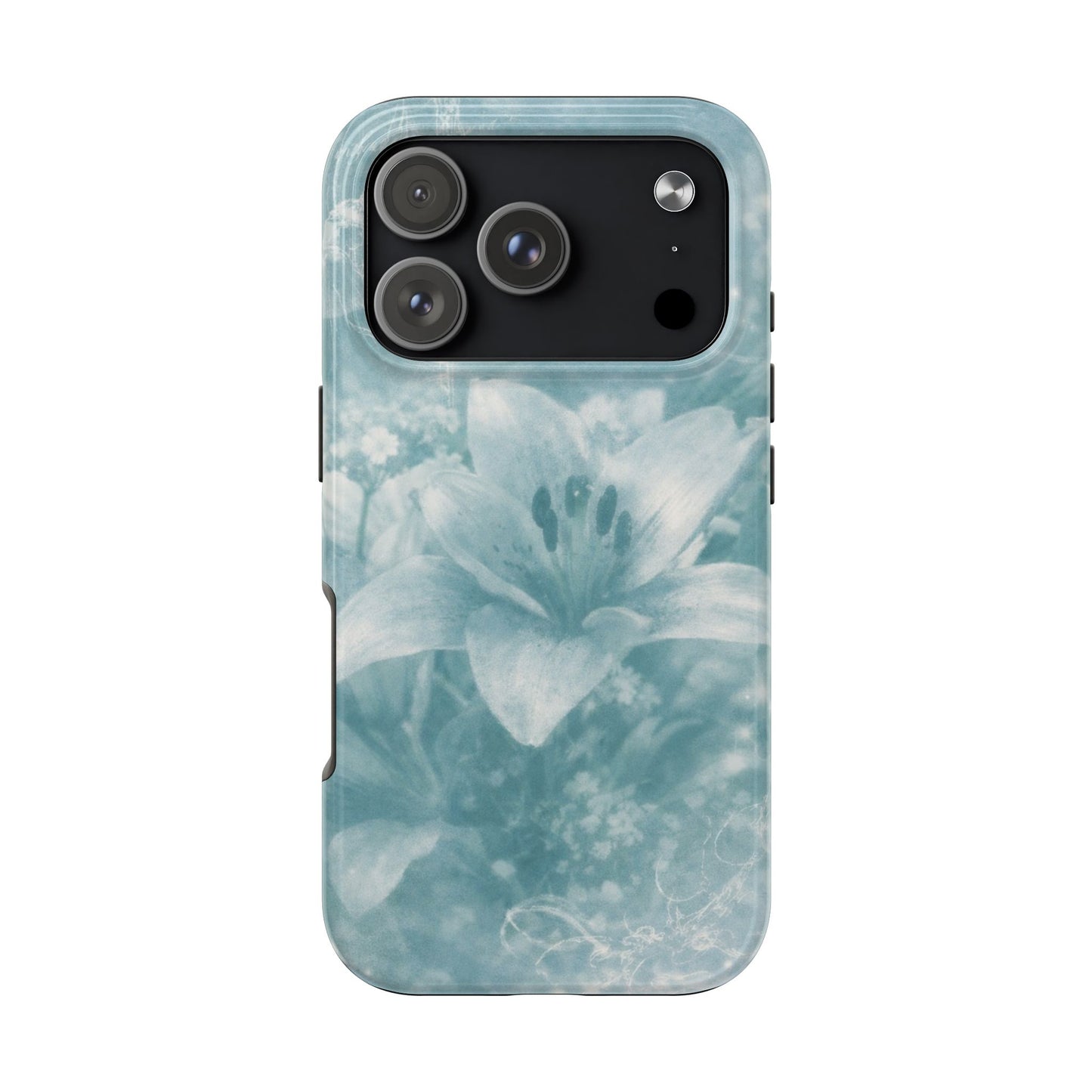 Teal Lily - Protective Phone Case