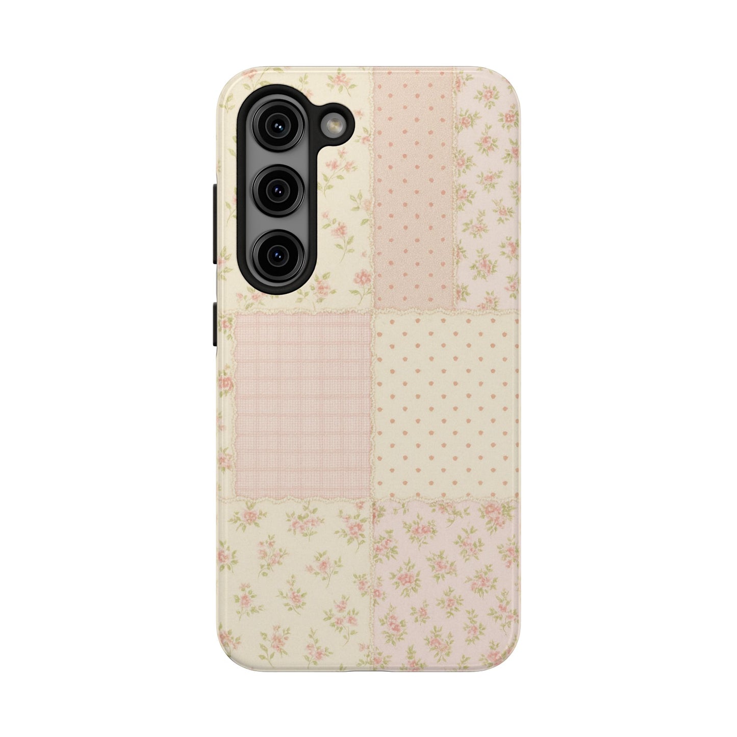 Floral Patchwork Quilt - Protective Phone Case