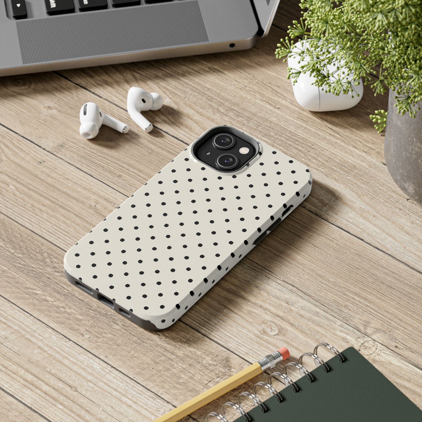 Vintage Polka Dots - Protective Phone Case