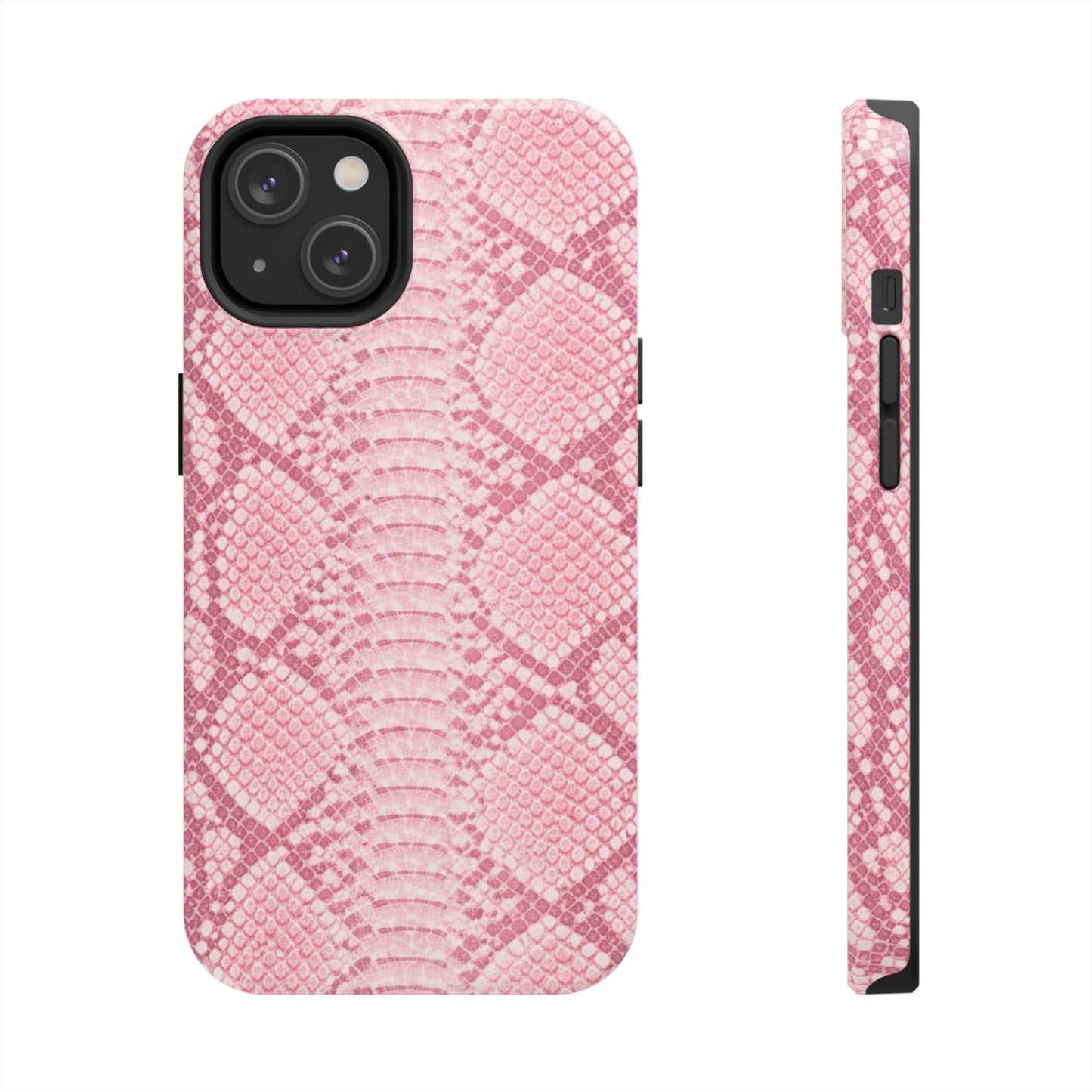 Pink Snake Skin - Protective Phone Case
