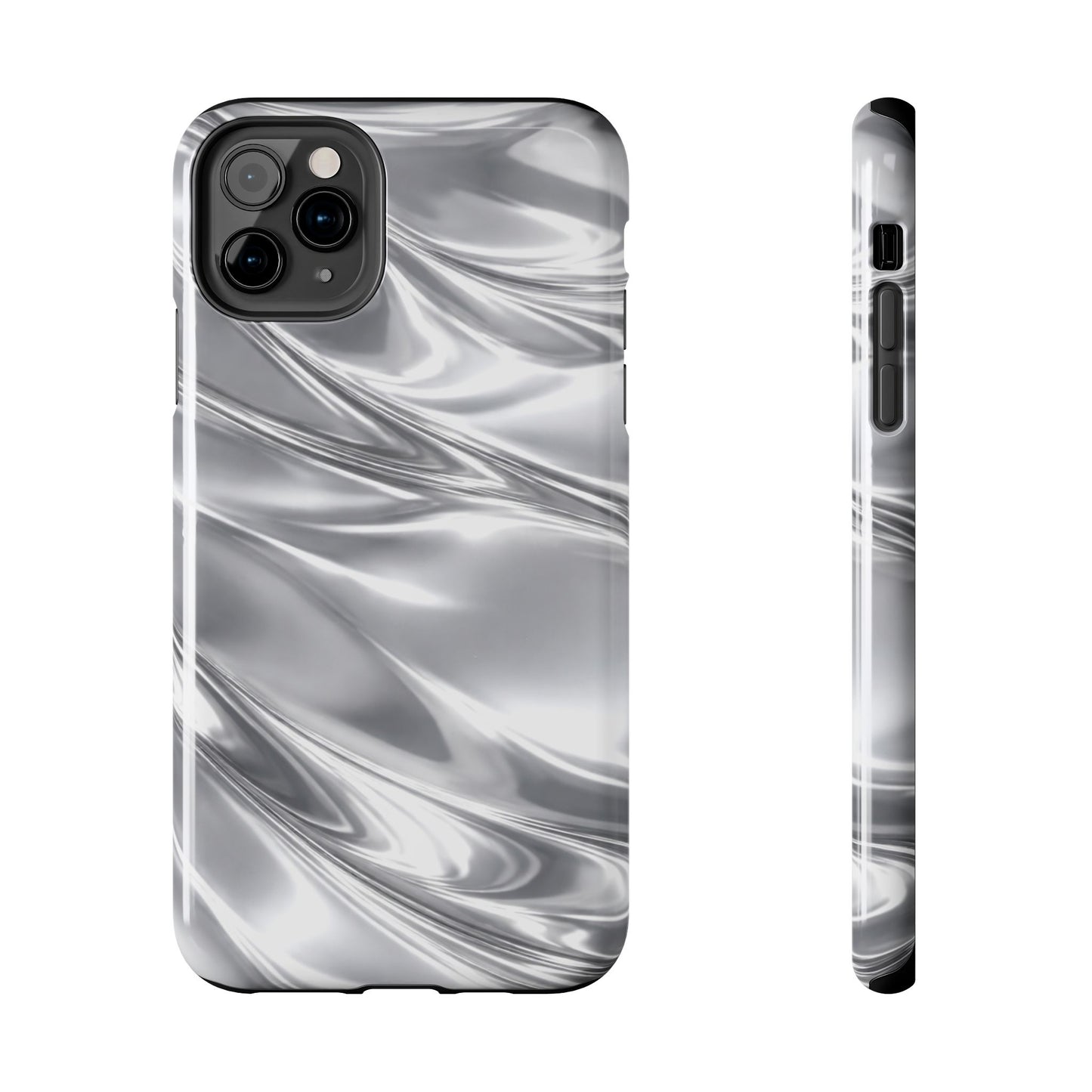 Silver Metallic - Protective Phone Case
