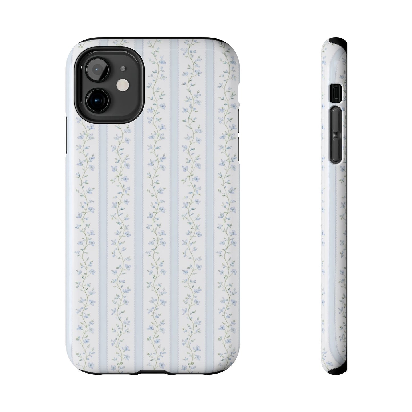 Vintage Blue Vine - Protective Phone Case